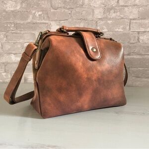 Vegan leather Doctor Bag/ purse
